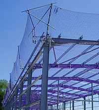 Stasafe nets and edge protection on a large project